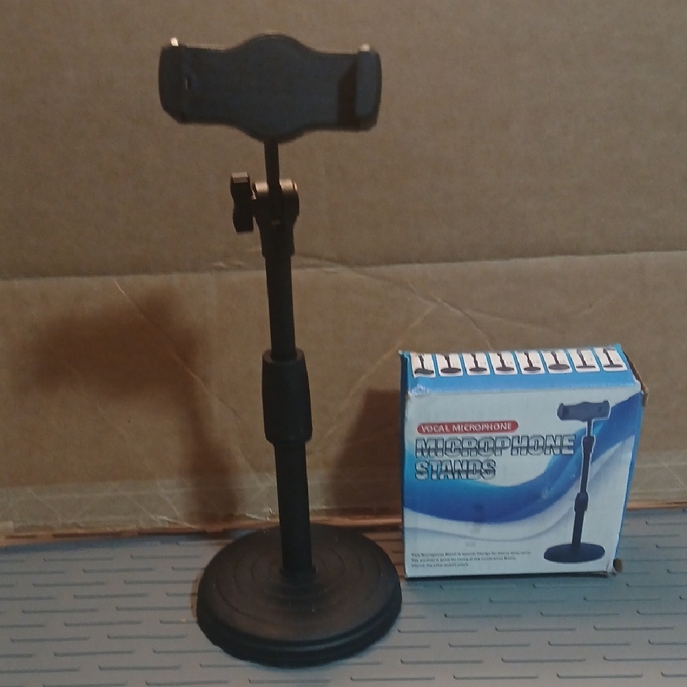 Black Microphone Stand